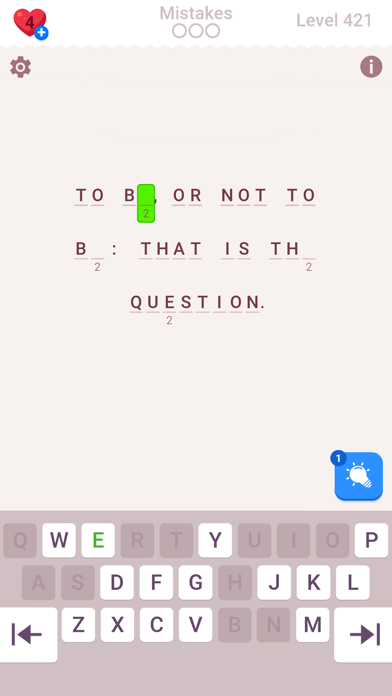 Cryptogram: Word Brain Puzzle